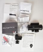 Two Victoptics holographic red dot air rifle or pistol sights including SPX 1x22, both with