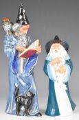 Two Royal Doulton figures The Wizard HN2877 and Gandalf HN2911, height of tallest 24cm
