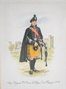 Royal Irish Rangers interest picture 'Pipe Major in No 01 Dress The Royal Irish Rangers 1970' in