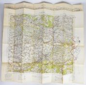 WW1 British map of Belgium sheet number 46, marked 'Revised from Air Photos up to 4/11/18. Whole