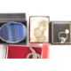 A collection of jewellery including jet necklace, silver ring set with marcasite, agate brooch, - Image 6 of 7