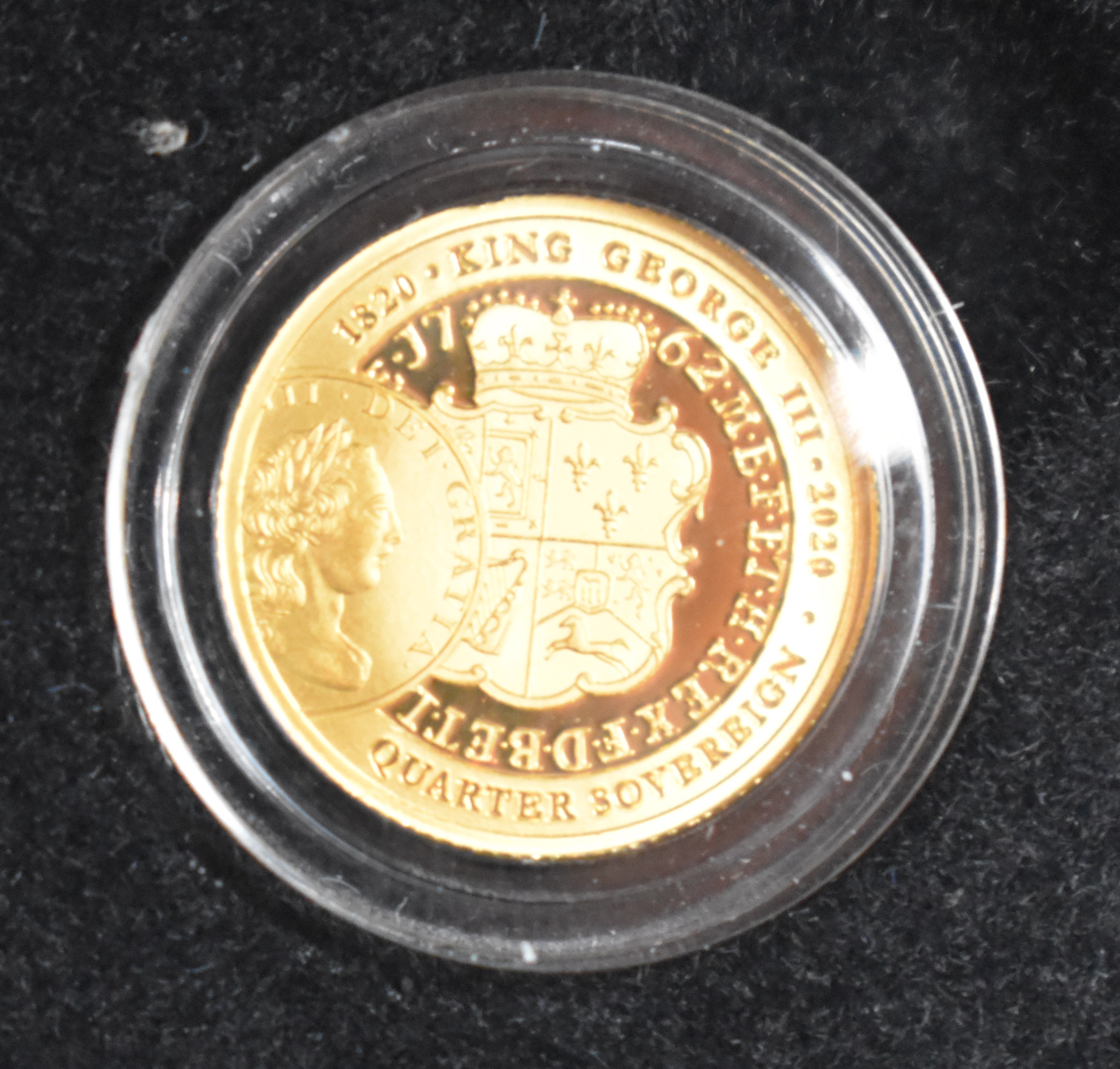2020 Elizabeth II three coin set of gold proof sovereigns comprising quarter, half and full gold - Image 4 of 4
