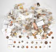 A large collection of UK and overseas coinage, George III onwards