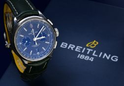 Breitling Premier gentleman's automatic chronograph wristwatch ref. AB0118A11L1X1 with date