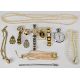 A collection of costume jewellery including Gucci pendant watch, Rocar stopwatch, silver Jubilee - Image 1 of 3