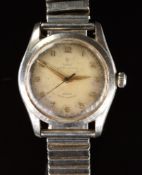 Tudor Oyster-Prince gentleman's automatic wristwatch ref. 7809 with gold hands and Arabic