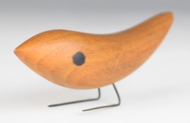 Jacom Hermann (1910-1995), Danish mid century modern teak sculpture of a bird, with impressed