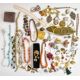 A collection of jewellery including diamanté necklace, paste brooch, agate cabochon, mizpah - Image 1 of 9