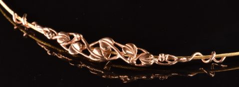 Clogau 9ct gold necklace, in original box, 5g