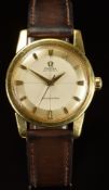 Omega Seamaster 18ct gold gentleman's automatic wristwatch ref. 2846/ 2848 with gold hands and
