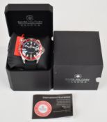 Hanowa Swiss military Sea Lion gentleman's chronograph wristwatch ref. 06-4279 with date aperture,