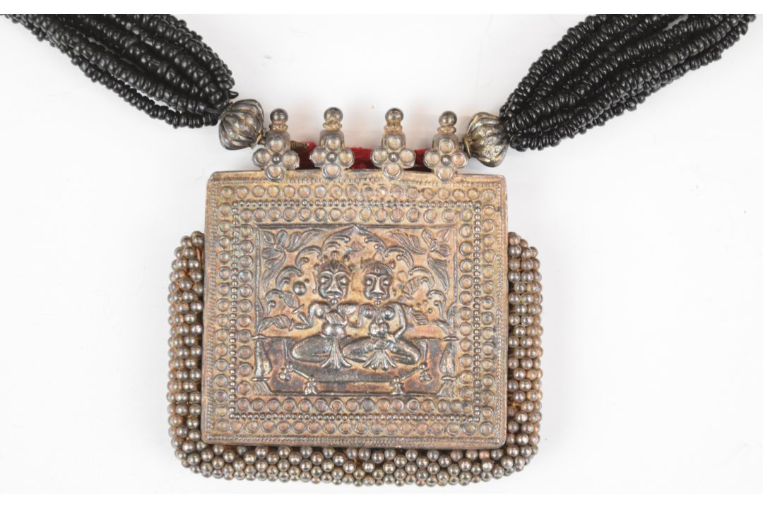 Indian silver pendant - Image 2 of 6