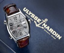 Ulysse Nardin MicheLangeLo UTC Dual Time GMT Big Date gentleman's automatic wristwatch ref. 223-48
