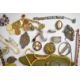 A collection of jewellery including diamanté necklace, paste brooch, agate cabochon, mizpah - Image 6 of 9