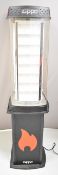 Zippo cigarette lighter shop display cabinet with rotating display stand, height 168cm