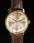 International Watch Co (IWC) 18ct gold gentleman's automatic wristwatch with gold hands and hour