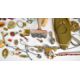 A collection of jewellery including diamanté necklace, paste brooch, agate cabochon, mizpah - Image 7 of 9