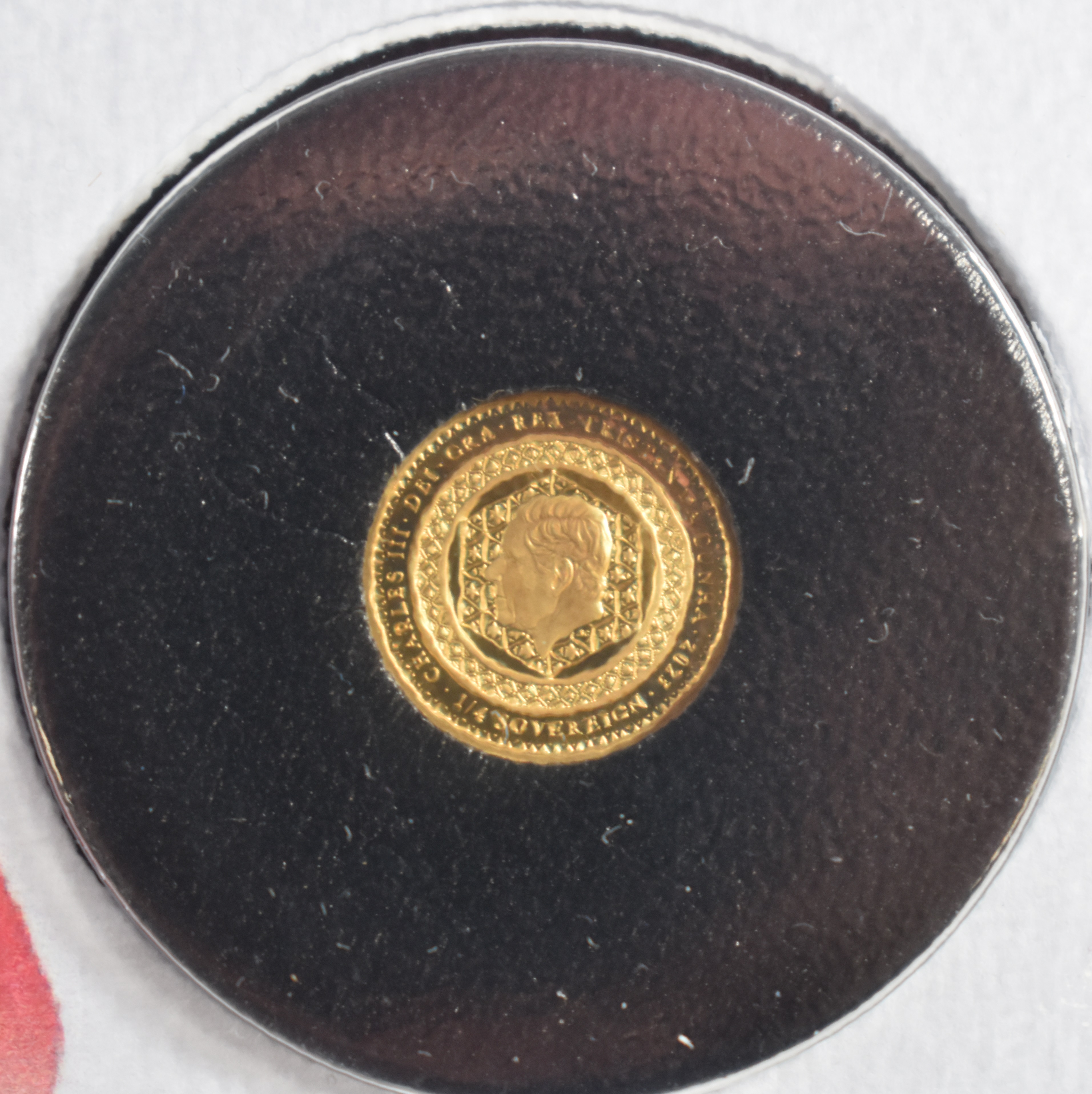 Two 22 carat gold proof miniature gold coins, both 2.0g, in covers with certificates - Image 3 of 3