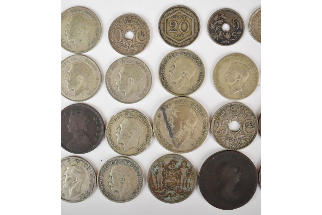 Approximately 92g of pre 1947 English silver coinage together with a quantity of 19th and early 20th - Image 3 of 6