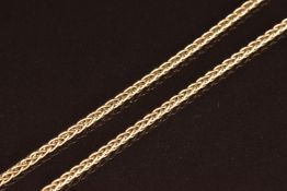A 9ct gold chain / necklace, 8.4g, 44.5cm