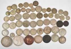 World coinage to include early 20th century Chinese Fat Man dollar, George III 1806 penny and