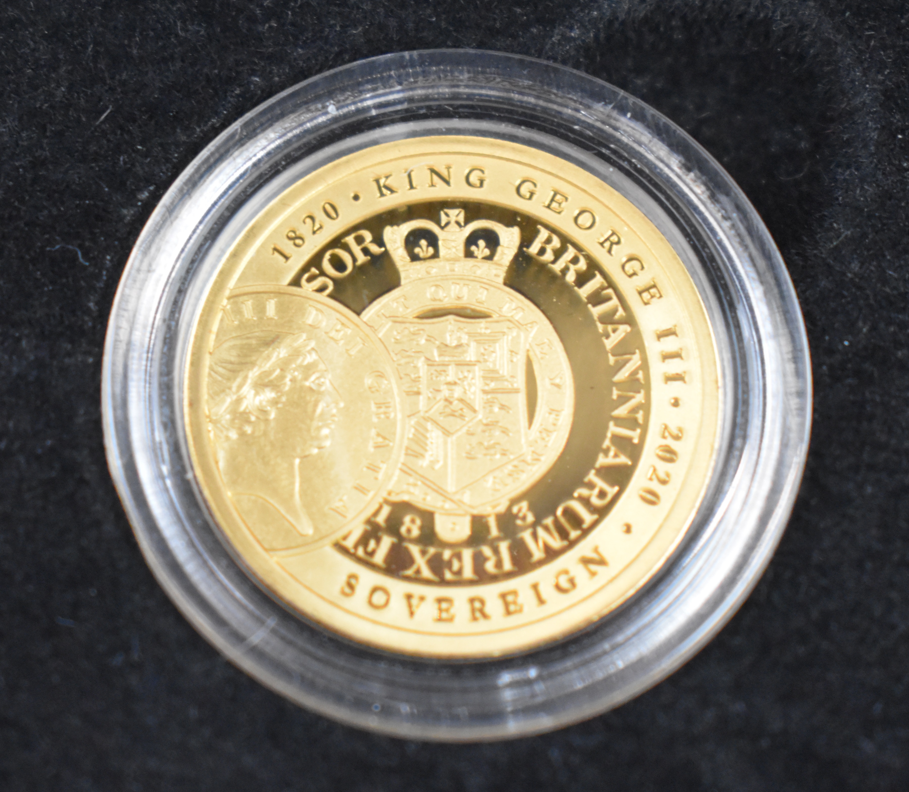 2020 Elizabeth II three coin set of gold proof sovereigns comprising quarter, half and full gold - Image 2 of 4