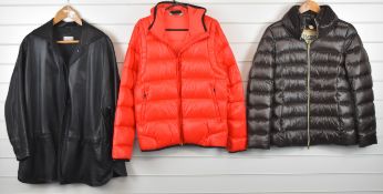 Adidas Porsche Design P5000 padded jacket, size S, Herno Iconico down filled jacket, size 42 and a