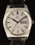 Omega gentleman's automatic wristwatch ref. 166.0120/ 166.0125 with day and date apertures, luminous