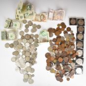 Approximately 1,010g of pre 1947 English silver coinage including many higher grade examples,