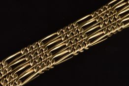 A 9ct gold curb link necklace, 68.4g, 41cm