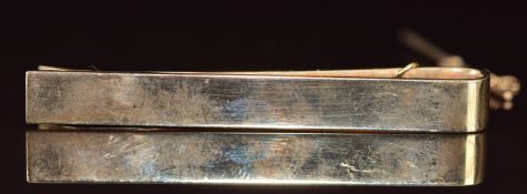 A 9ct gold tie clip, 6.7g