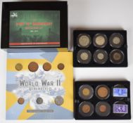 Bradford Exchange D Day 75th Anniversary British coin set in presentation box with certificate,
