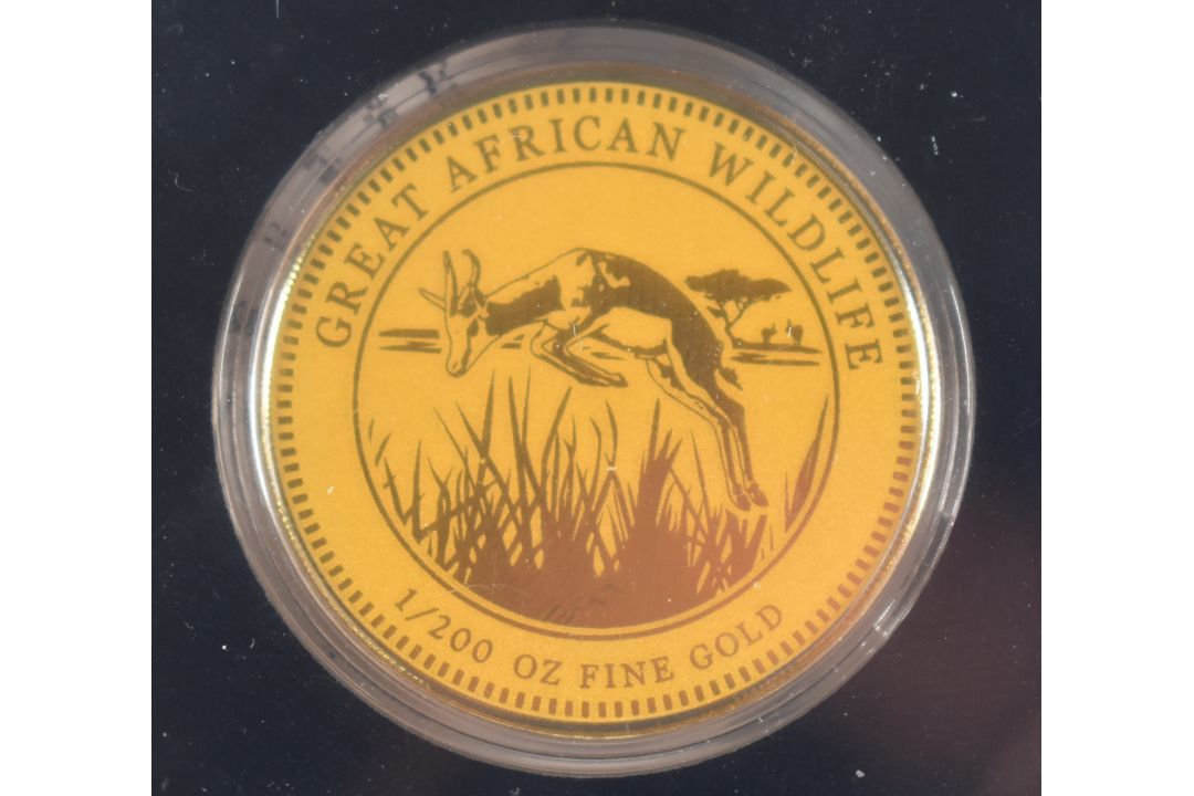 Eight 1/200 oz 999 gold coins and similar, to include Diana, Big Five, In Memoriam and Platinum - Image 8 of 9