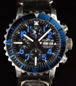 Fortis B-42 Marinemaster gentleman's automatic chronograph diver's wristwatch ref. 671.15.141 with