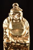 A 9ct gold charm / pendant in the form of Buddha, 15.8g