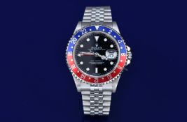 Rolex Oyster Perpetual Date GMT Master II 'Pepsi' gentleman's automatic wristwatch ref. 16710 T,