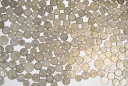 Approximately 1,894g of pre 1947 UK silver coinage