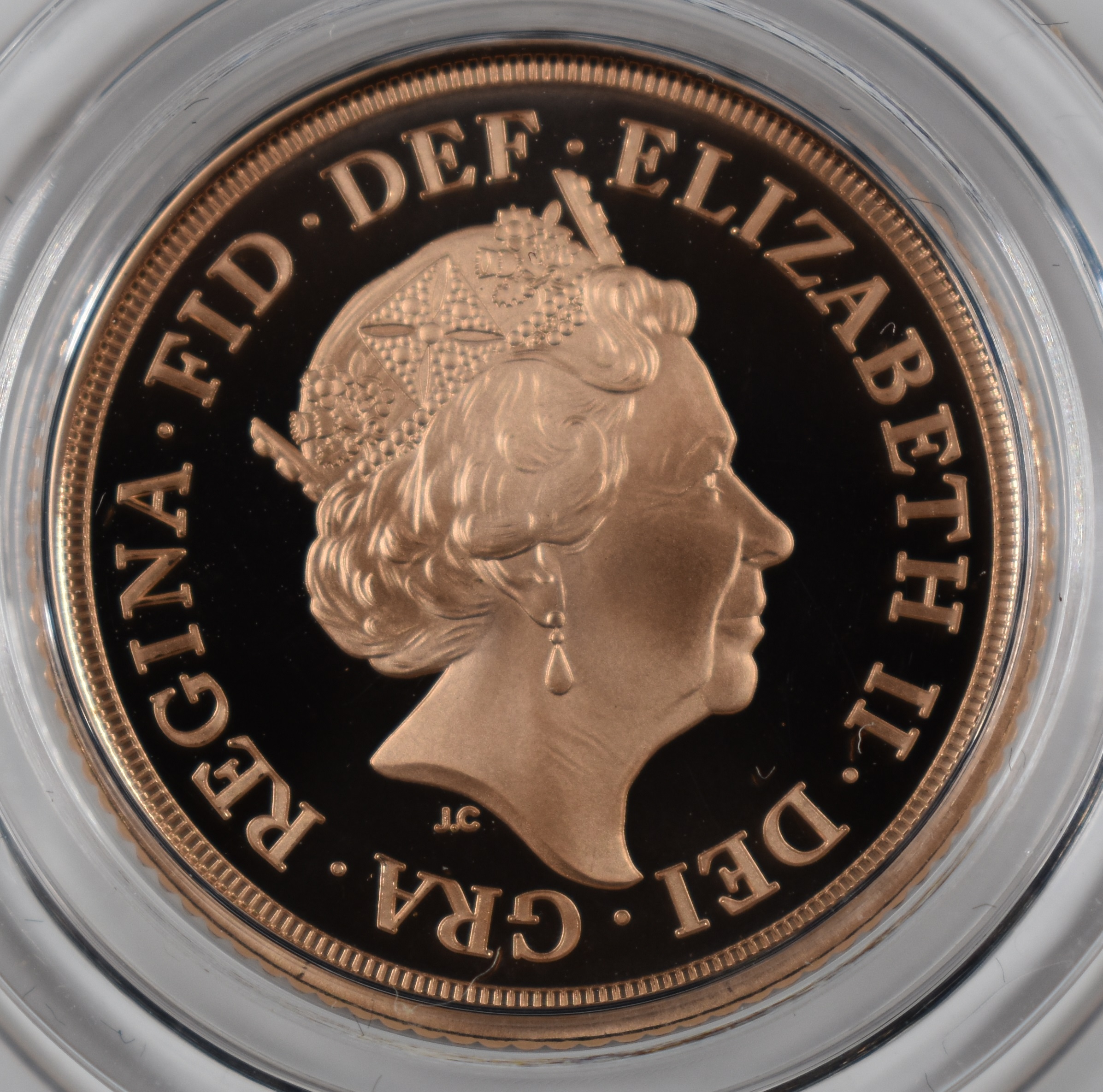 2021 Elizabeth II gold proof full sovereign, in fitted Royal Mint box with certificate - Image 2 of 3