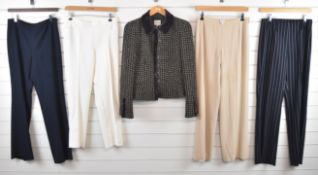 Giorgio Armani Collezioni ladies jacket with velvet collar and a pair of Giorgio Armani Collezioni