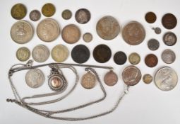 Georgian and later coinage to include George II, George III, William IV, Victoria and George VI,
