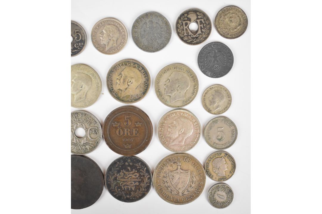 Approximately 92g of pre 1947 English silver coinage together with a quantity of 19th and early 20th - Image 2 of 6