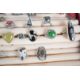 Seventy silver rings including malachite, pressed amber, spinel, amethyst, opal, quartz, garnet, - Image 3 of 9