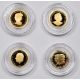 Four Charles III, Diana Princess of Wales and Duke of Cambridge ⅛ sovereign gold coins, all in - Image 1 of 3