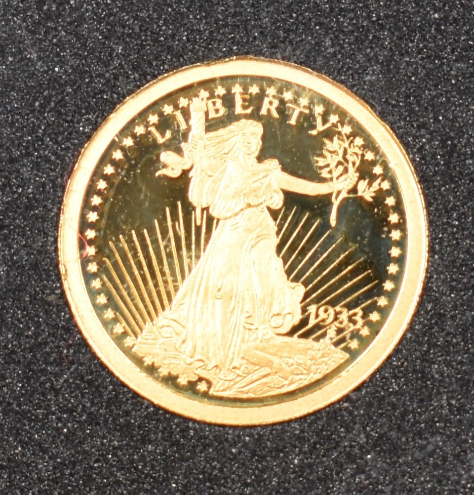 Twelve 0.585 miniature gold coins, each 0.5g, all with certificates - Image 11 of 12