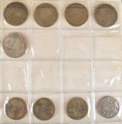 Album of mainly British coinage, including approximately 250g of pre 1947 silver coinage including