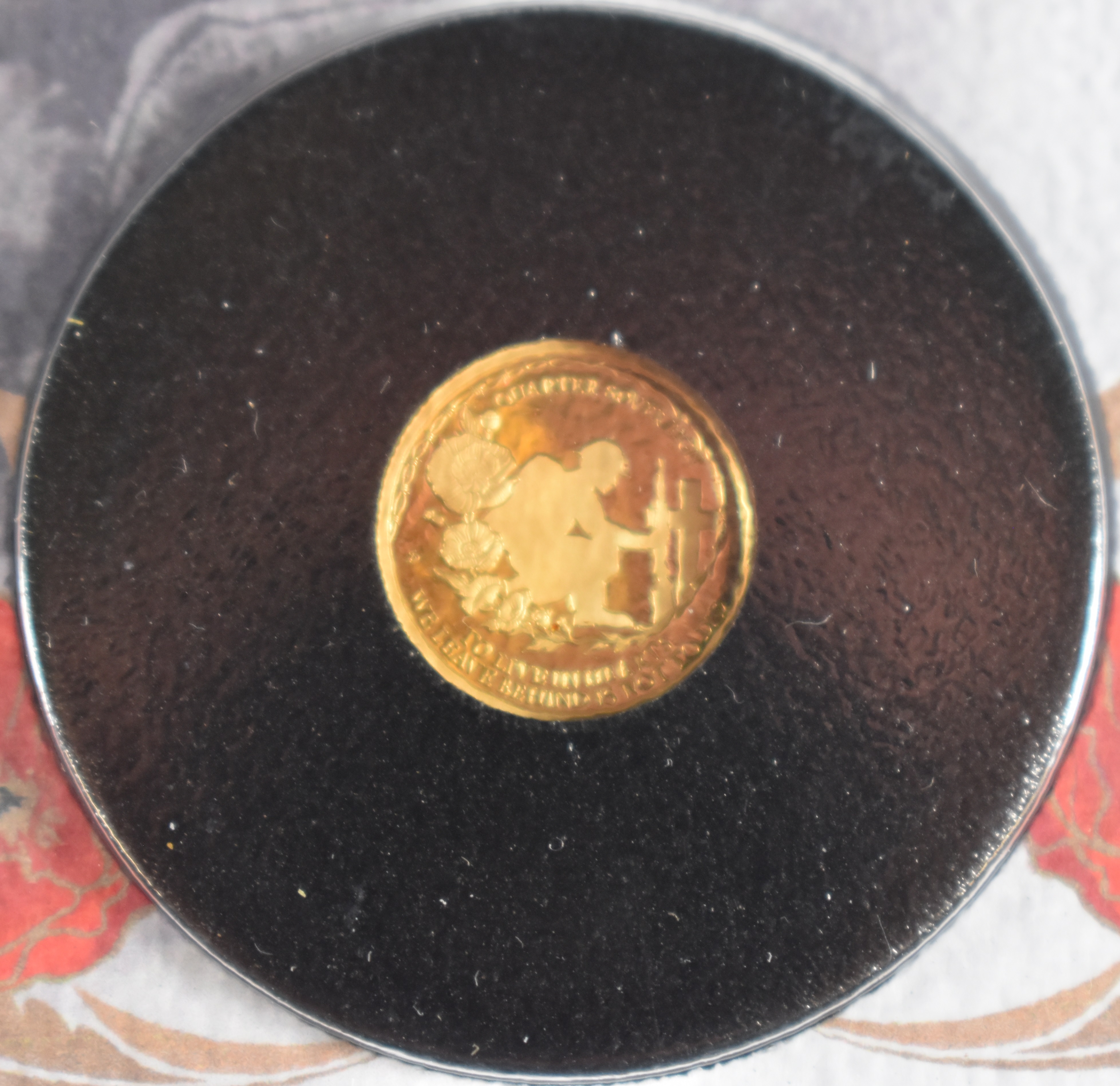 Two 22 carat gold proof miniature gold coins, both 2.0g, in covers with certificates - Image 2 of 3