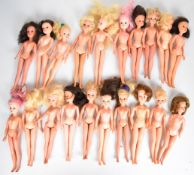 Twenty vintage Sindy dolls by Pedigree dating to the 1970's & 80's