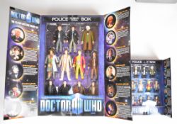 Character Options Doctor Who eleven figure boxed set together with a similar micro-figure set.