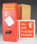 Post Office Postage Stamps dispenser, in original delivery box addressed to St. Albans, together