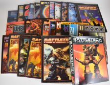 Twenty-six Battletech table top wargame rulebooks and supplements to include second and fourth